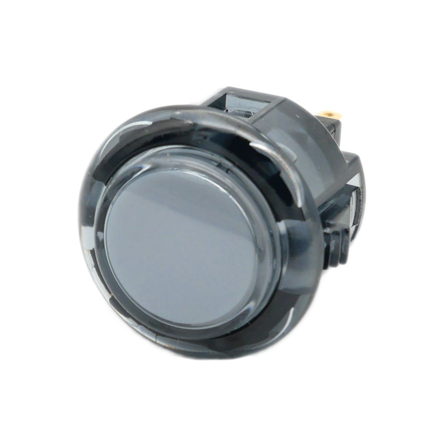 Boutons arcades originaux Sanwa Denshi OBSJ-24 - Genuine Sanwa - Gun Metal
